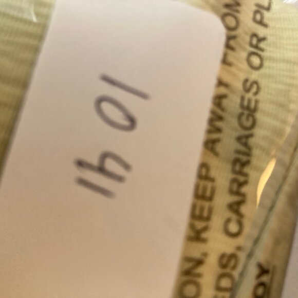 Womens Jackie Loves John Silk Wide Leg Crop Pants Light Green XL USA - Picture 9 of 9